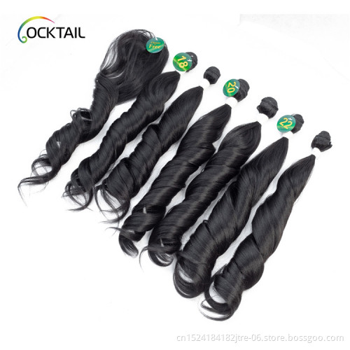 natural protein fiber synthetic hair goods factory, new developed human hair similar fiber